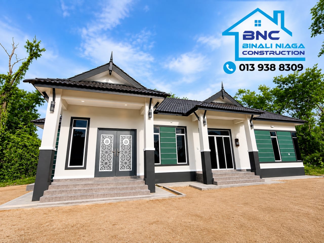 Anjung dan pintu masuk